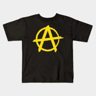 Anarchy (Yellow) Kids T-Shirt